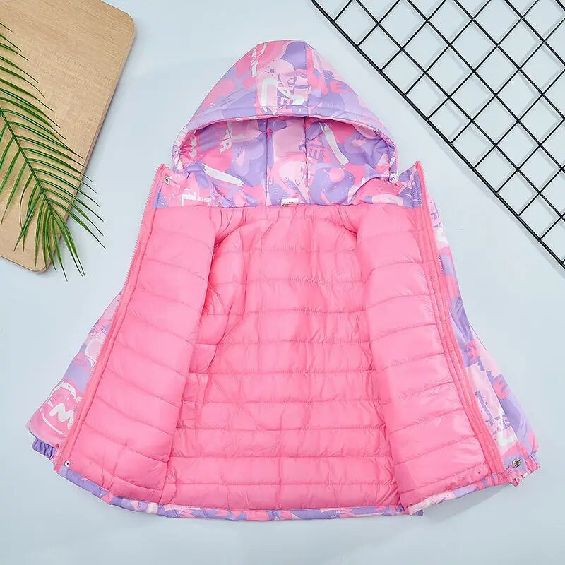 Παιδικά Ανοιξιάτικο φθινόπωρο μπουφάν Κορίτσια Χοντρό παλτό Χειμερινά ρούχα Παιδικά Κοστούμια Σκι Κοστούμια χιονιού TZ118