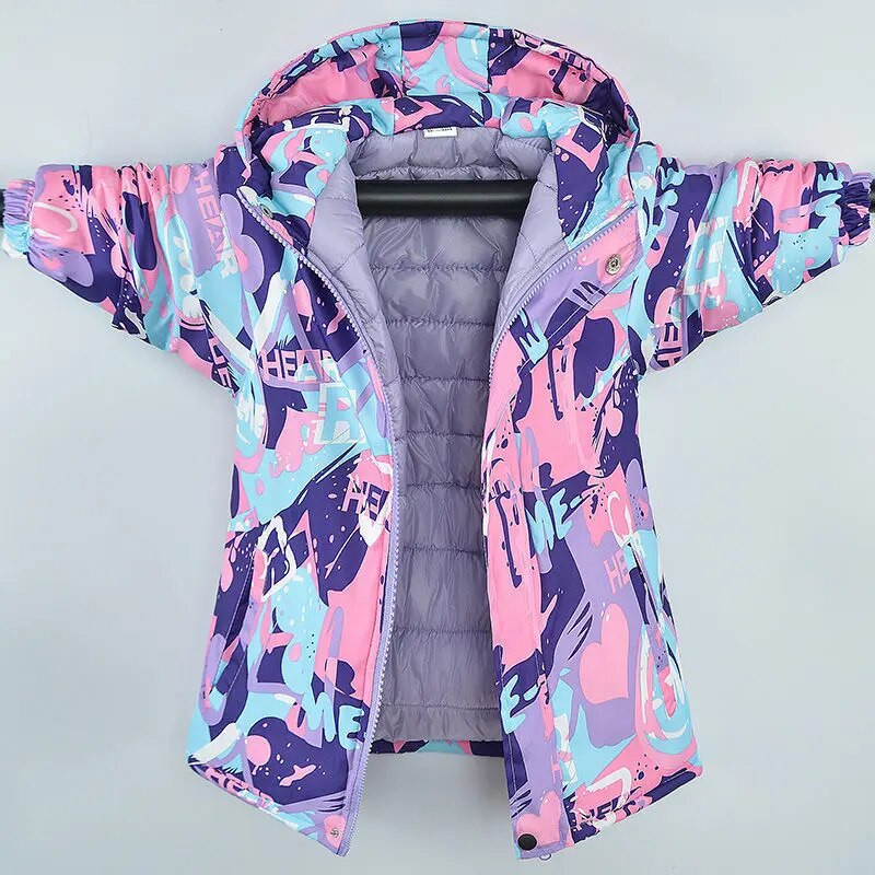 Παιδικά Ανοιξιάτικο φθινόπωρο μπουφάν Κορίτσια Χοντρό παλτό Χειμερινά ρούχα Παιδικά Κοστούμια Σκι Κοστούμια χιονιού TZ118