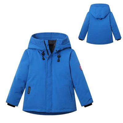 2021 m. Naujas vaikiškas žieminis paltas berniukams ir mergaitėms striukė su gobtuvu kamufliažiniai vaikiški rūbai vandeniui atsparūs vaikų storinantys sniegą drabužiai3-12m.