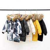 2-10 ani, băieți, haină de iarnă, guler de blană, cu glugă, parkas lungi, jachetă din bumbac pentru fete, îmbrăcăminte exterioară pentru adolescenți, haine pentru copii