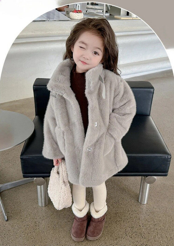 Κοριτσίστικο μακρύ μπουφάν Φθινόπωρο και Χειμώνας Τμήμα 2023 Νέο Παιδικό Ζεστό Γυναικείο Χοντρό Μπουφάν