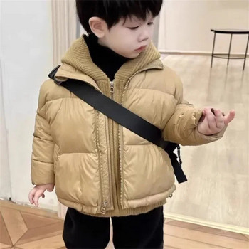 Ново зимно пухено яке за момче от две части, детски дебели палта, детско връхно облекло, зима, есен 2022-W0200