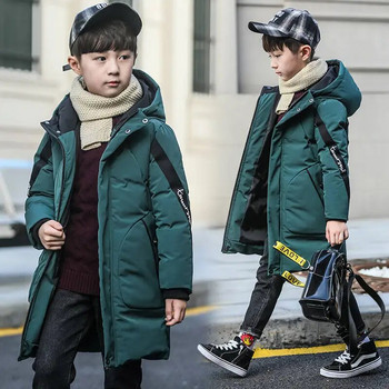 Boys Down Coat Jacket Cotton Outerwear Windbreak 2023 New Thicken Velvet Χειμερινά ζεστά παιδικά ρούχα -10 μοίρες κάτω από το μηδέν