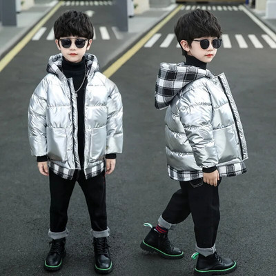 Boys Down Parkas Χειμώνας Παιδικά Χονδρά Παλτό Φούτερ Ρούχα για Εφήβους 4 έως 9 χρονών Παιδιά Ζεστό μπουφάν Βρεφικά πανωφόρια τοπ