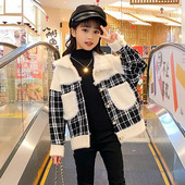 Uued sügisesed lasteriided Korea reväärid Mood Mantel Laste Joped Beebitüdrukud Palus soojad mantlid CH168