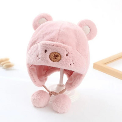 2023 m. Kids Beanies Žieminis kūdikis Vaikiškas megztas kepuraitė vaikams Mergaitėms Rusų Moterims Pastorintos Šiltos Kepurės Amžius 2–6 m. Ushanka Hat