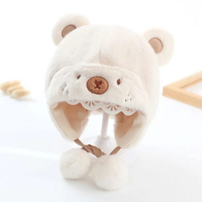 2023 m. Kids Beanies Žieminis kūdikis Vaikiškas megztas kepuraitė vaikams Mergaitėms Rusų Moterims Pastorintos Šiltos Kepurės Amžius 2–6 m. Ushanka Hat