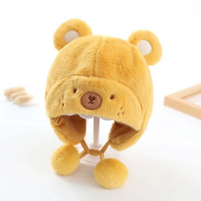 2023 m. Kids Beanies Žieminis kūdikis Vaikiškas megztas kepuraitė vaikams Mergaitėms Rusų Moterims Pastorintos Šiltos Kepurės Amžius 2–6 m. Ushanka Hat