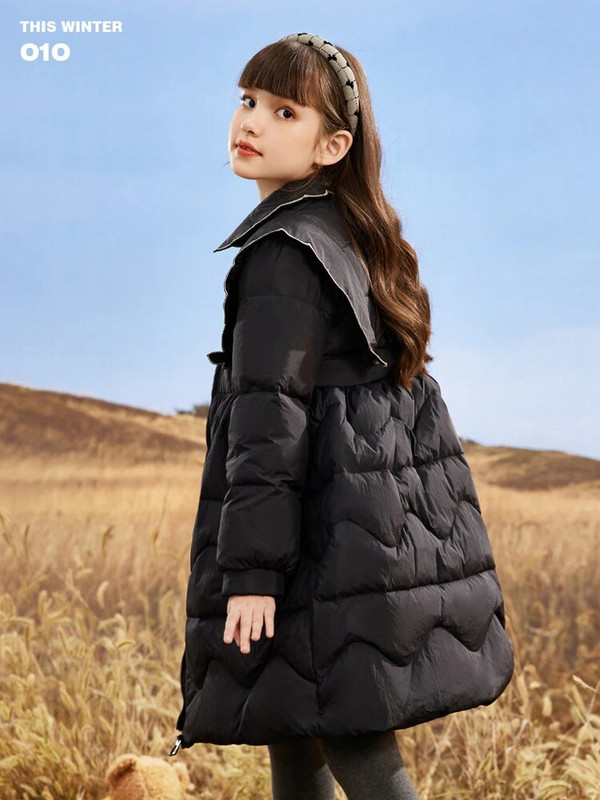 Χειμερινό μπουφάν για κορίτσια Παλτό Εφηβικό Παιδικό Parka Snowsuit Πέτο Παιδικά Εξωτερικά Ρούχα 5-14 ετών CH05