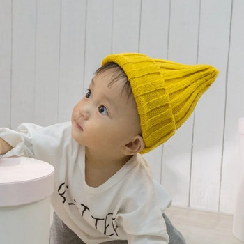 11 Χρώματα Φθινοπωρινό χειμωνιάτικο βελονάκι μωρό καπέλο για κορίτσια αγόρια Καπέλο παιδικό καπέλο Beanie για βρέφη Νέο παιδικό καπέλο μωρού Παιδικό καπέλο KF996