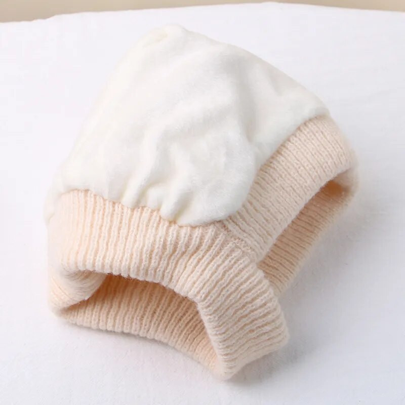 Γελοιογραφία Baby Beanie Cap Winter Pompom Παιδικά Καπέλα Προστασίας Αυτιών Κασκόλ Χαριτωμένο αρκουδάκι Πλεκτό Καπέλο Κάλυμμα λαιμού για νήπιο αγόρι κοριτσάκι καπό