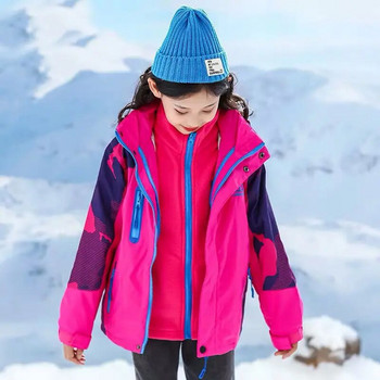 Ски облекло за момичета Зимно удебелено спортно яке Детско топло облекло Пролетно ново палто TZ121