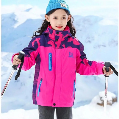 Tüdrukute suusarõivad talvel tihendavad spordirõivad jakk Laste soojad riided kevad uus mantel TZ121