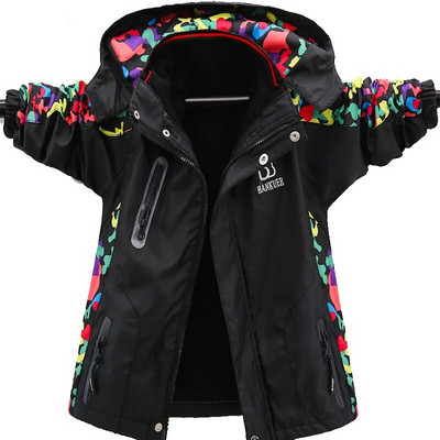 Tüdrukute suusarõivad talvel tihendavad spordirõivad jakk Laste soojad riided kevad uus mantel TZ121