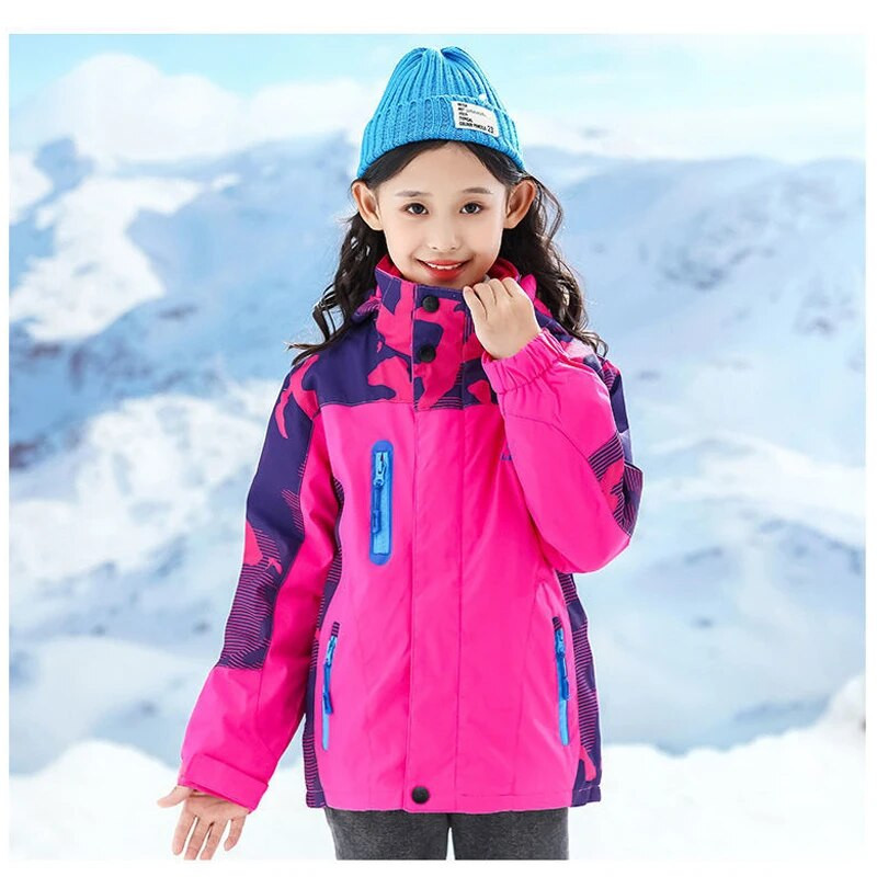Tüdrukute suusarõivad talvel tihendavad spordirõivad jakk Laste soojad riided kevad uus mantel TZ121