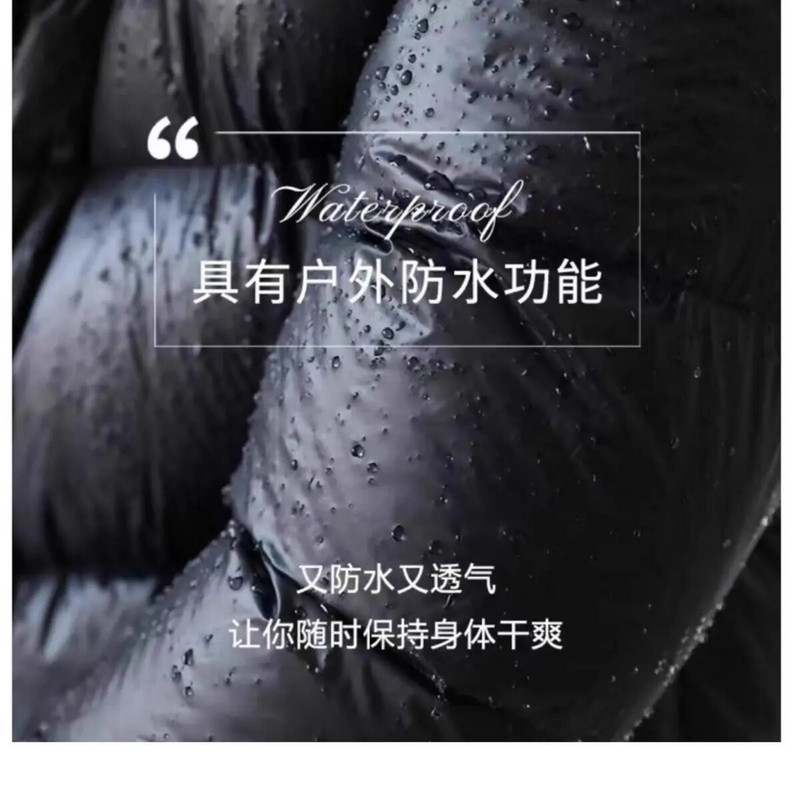 Vaikams Mergaitėms Žieminė Pūkinė Striukė Storis Ilgas Šiltas Pūkinis Kailis Berniukams Atsparus Vandeniui Su gobtuvu Parkai Vaikiški viršutiniai sniego drabužiai