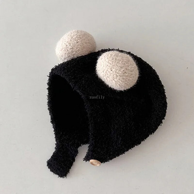 Uus Beebimüts Poistele Tüdrukutele Armsad Pomponist Mütsid Kapott Sügis Talvine Kõrva Soe Nokamüts Vastsündinud Lastele Mütsid Korallifliisist Lastemütsid