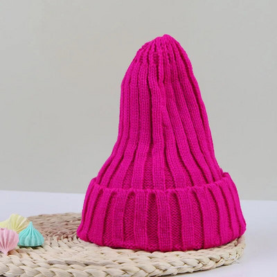 Jednobojna pletena dječja kapa zima proljeće Topla heklana kapa za dječake i djevojčice Dječja kapa za malu djecu Kapa s šeširom