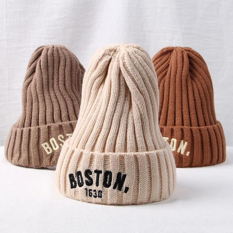Jednobojna pletena dječja kapa zima proljeće Topla heklana kapa za dječake i djevojčice Dječja kapa za malu djecu Kapa s šeširom
