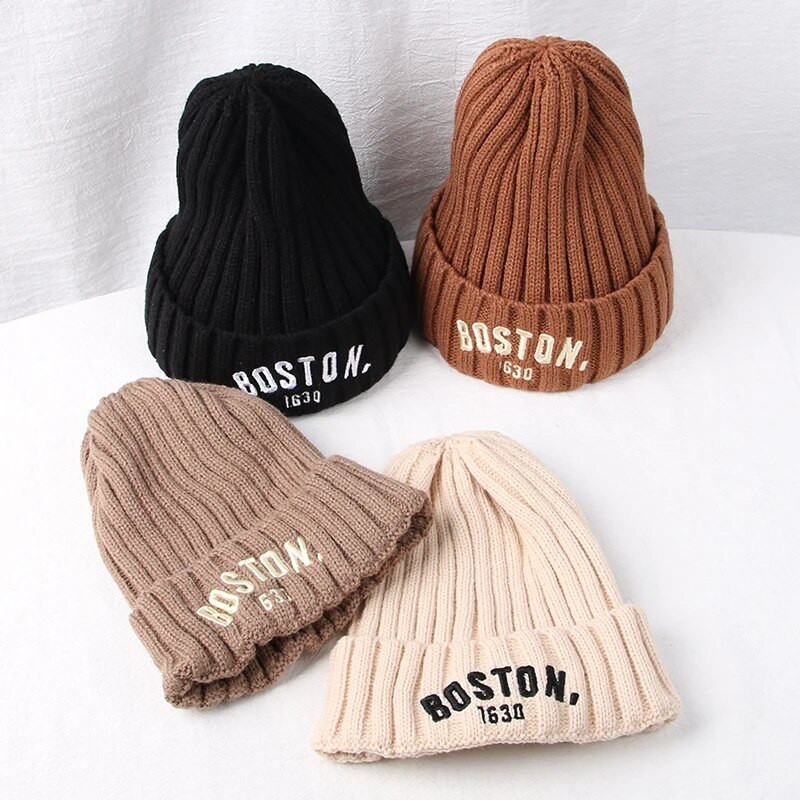 Jednobojna pletena dječja kapa zima proljeće Topla heklana kapa za dječake i djevojčice Dječja kapa za malu djecu Kapa s šeširom
