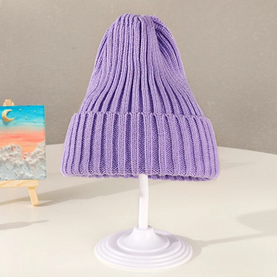 2022 Χειμώνας για μωρά για κοριτσάκια Γλυκά χρώματα καραμέλας Πλέξιμο πεπόνι καπέλο αγόρια Παιδιά Υπέροχο μαλακό ζεστό καπέλο εξωτερικού χώρου Παιδικό μάλλινο καπέλο