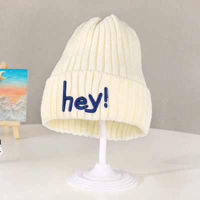 2022 Χειμώνας για μωρά για κοριτσάκια Γλυκά χρώματα καραμέλας Πλέξιμο πεπόνι καπέλο αγόρια Παιδιά Υπέροχο μαλακό ζεστό καπέλο εξωτερικού χώρου Παιδικό μάλλινο καπέλο