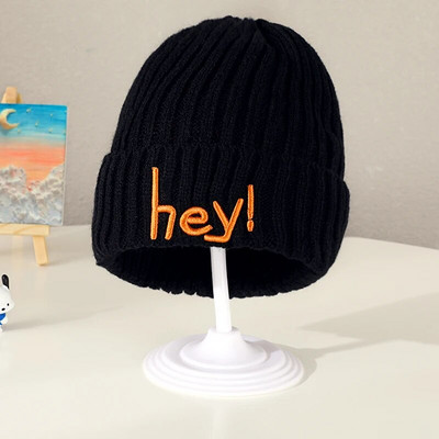 2022 Χειμώνας για μωρά για κοριτσάκια Γλυκά χρώματα καραμέλας Πλέξιμο πεπόνι καπέλο αγόρια Παιδιά Υπέροχο μαλακό ζεστό καπέλο εξωτερικού χώρου Παιδικό μάλλινο καπέλο