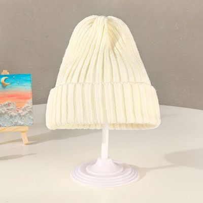 2022 Χειμώνας για μωρά για κοριτσάκια Γλυκά χρώματα καραμέλας Πλέξιμο πεπόνι καπέλο αγόρια Παιδιά Υπέροχο μαλακό ζεστό καπέλο εξωτερικού χώρου Παιδικό μάλλινο καπέλο