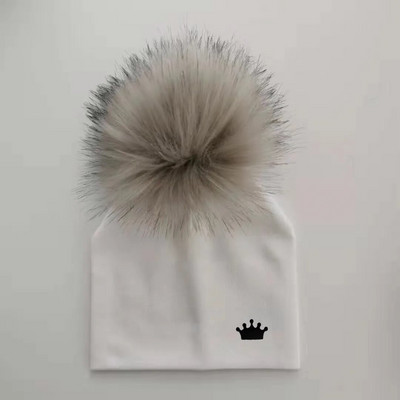 beebimüts vastsündinud puuvillased mütsid beebi pom pom kroon foto rekvisiidid laste laste müts poisi aksessuaarid väikelapse müts kapoti