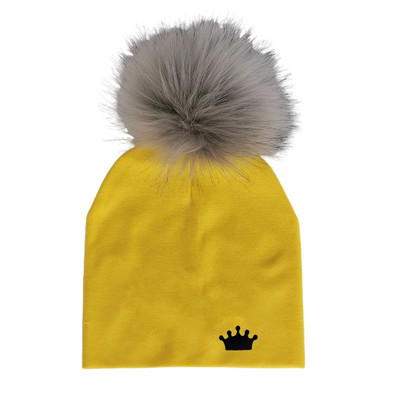beebimüts vastsündinud puuvillased mütsid beebi pom pom kroon foto rekvisiidid laste laste müts poisi aksessuaarid väikelapse müts kapoti