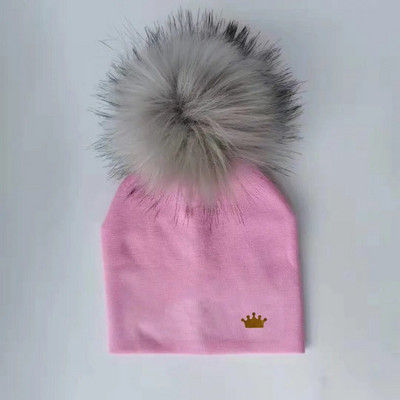 beebimüts vastsündinud puuvillased mütsid beebi pom pom kroon foto rekvisiidid laste laste müts poisi aksessuaarid väikelapse müts kapoti