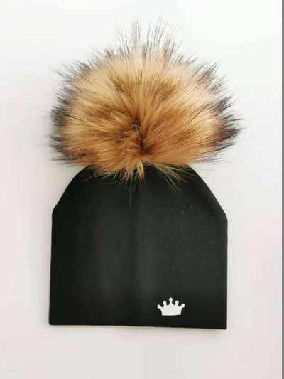 beebimüts vastsündinud puuvillased mütsid beebi pom pom kroon foto rekvisiidid laste laste müts poisi aksessuaarid väikelapse müts kapoti