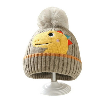 Πλεκτό καπέλο χαριτωμένο μικρό ζώο Νέο παιδικό καπέλο μωρό μάλλινο καπάκι Σούπερ χαριτωμένο καρτούν κεντημένο ζεστό καπέλο πουλόβερ