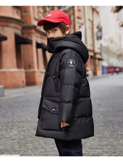 Παλτό 5-15 ετών Κορεάτικη μόδα για αγόρια κορίτσια Χειμερινό Παιδικό τζάκετ Παχύ Ζεστό Παιδικό Παιδικό Εξωτερικό Ενδύματα με φερμουάρ