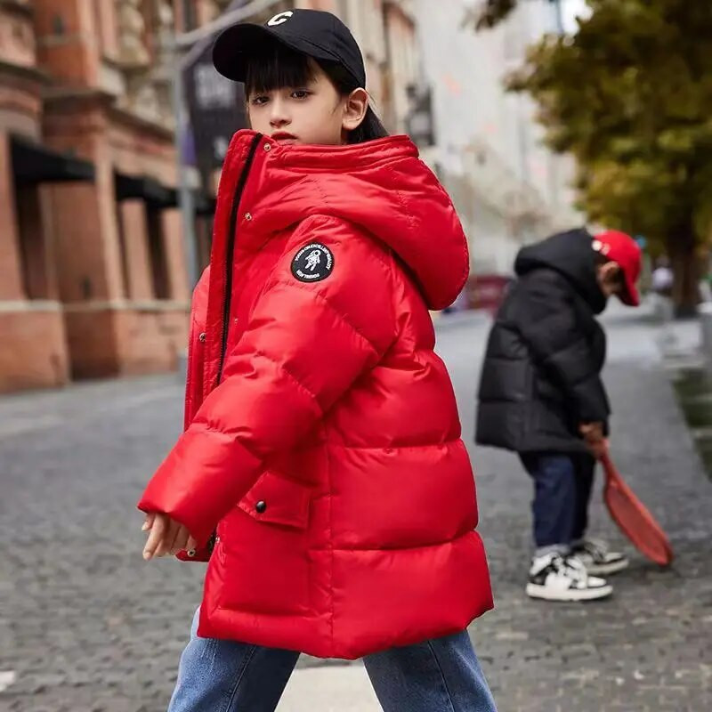 Παλτό 5-15 ετών Κορεάτικη μόδα για αγόρια κορίτσια Χειμερινό Παιδικό τζάκετ Παχύ Ζεστό Παιδικό Παιδικό Εξωτερικό Ενδύματα με φερμουάρ