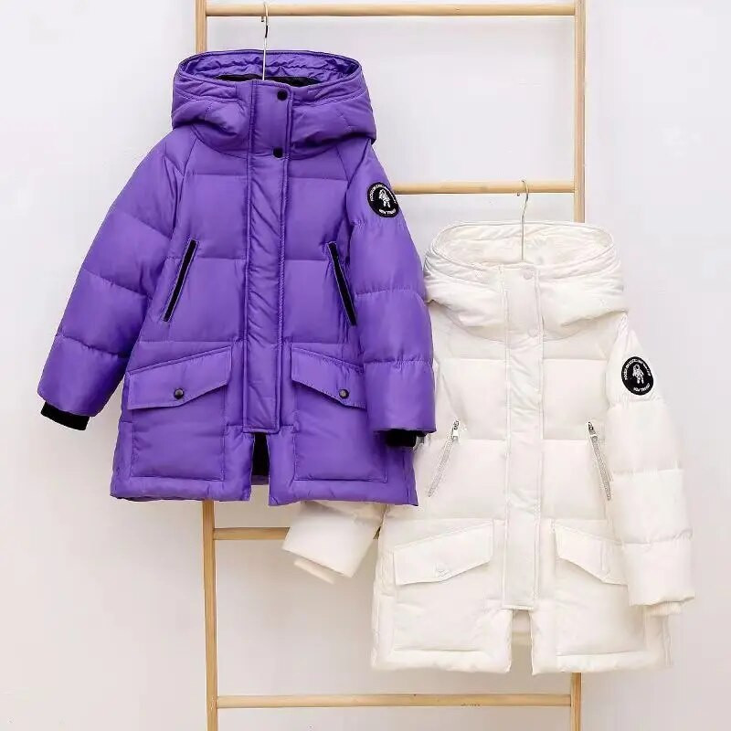 Παλτό 5-15 ετών Κορεάτικη μόδα για αγόρια κορίτσια Χειμερινό Παιδικό τζάκετ Παχύ Ζεστό Παιδικό Παιδικό Εξωτερικό Ενδύματα με φερμουάρ