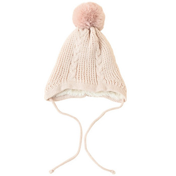 Καπέλο Winter Color Protect Καπέλο Πουλόβερ Μόδα Μασίφ αυτιά Πλέξιμο Unisex Παιδικό χειμωνιάτικο καπέλο με αυτιά Παιδικό χειμωνιάτικο καπέλο Ζώο