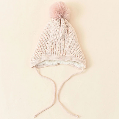 Kapa Zimska boja Zaštitna kapa Pulover Modni jednobojni uši za pletenje Unisex dječja zimska kapa s ušima Dječja zimska kapa Životinja