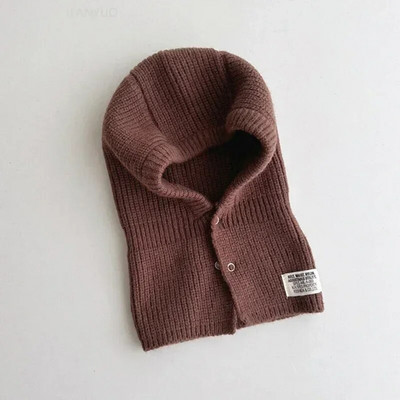 Soliidne korea laste ühes tükis sallimüts Uued poisid Tüdrukud Imikud Kindad Mütsikomplekt Moodne Lihtne Mitmekülgne Beebidele Lastele Soojad Mütsid