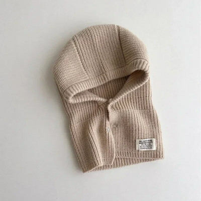 Soliidne korea laste ühes tükis sallimüts Uued poisid Tüdrukud Imikud Kindad Mütsikomplekt Moodne Lihtne Mitmekülgne Beebidele Lastele Soojad Mütsid