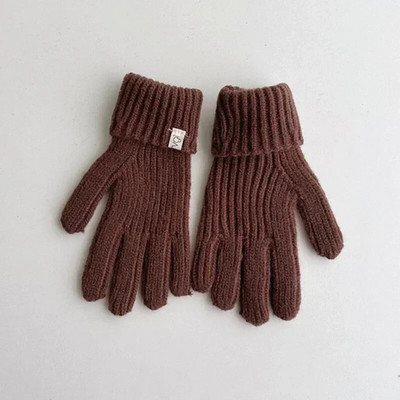 Soliidne korea laste ühes tükis sallimüts Uued poisid Tüdrukud Imikud Kindad Mütsikomplekt Moodne Lihtne Mitmekülgne Beebidele Lastele Soojad Mütsid