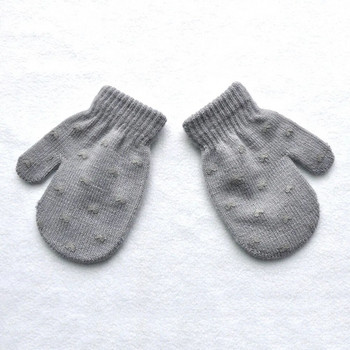 1 Ζευγάρι ζεστά βρεφικά γάντια χειμωνιάτικα γάντια Παιδικά γάντια με τα δάχτυλα για 1-3 ετών Παιδικά ζεστά γάντια αξεσουάρ για νεογέννητα κινούμενα σχέδια