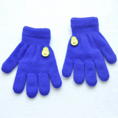 5-11Y Kids Winter Thicken Λούτρινα Ζεστά Γάντια για Αγόρι Κορίτσι Φοιτητικό Νέα Πλεκτά Γάντια Πλεκτά από Μασίφ Βελούδο Γάντια Ποδηλασίας Εξωτερικού Σκι