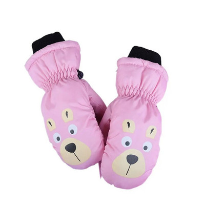 Παιδικά χαριτωμένα κινούμενα σχέδια Χειμερινά βαμβακερά γάντια σκι Χοντρά ζεστά αντιολισθητικά αδιάβροχα αντιανεμικά γάντια αθλητικά γάντια εξωτερικού χώρου 2-8 ετών