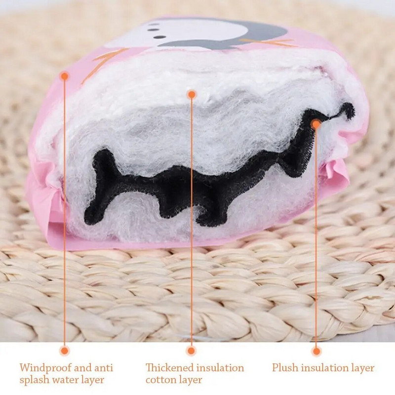 Παιδικά χαριτωμένα κινούμενα σχέδια Χειμερινά βαμβακερά γάντια σκι Χοντρά ζεστά αντιολισθητικά αδιάβροχα αντιανεμικά γάντια αθλητικά γάντια εξωτερικού χώρου 2-8 ετών