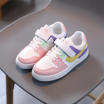 Удобни спортни обувки за момчета и момичета Лято 2023 г. Нови детски мрежести обувки Дишащи мрежести леки обувки за бягане