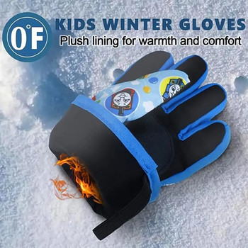 Παιδιά Παιδικά Γάντια για το Χειμώνα για Χειμώνα Αγόρια Κορίτσια Σκι Snowboard Αδιάβροχα Αδιάβροχα Πυκνά Γάντια Χειμώνα πρέπει να μένουν ζεστά για 4~7 χρόνια