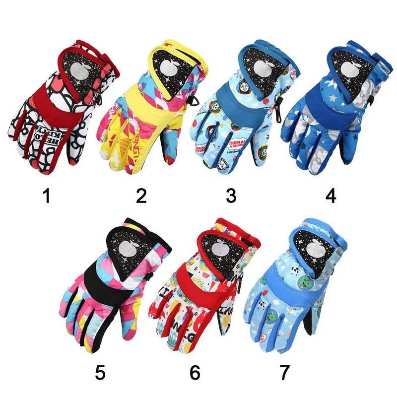 Παιδιά Παιδικά Γάντια για το Χειμώνα για Χειμώνα Αγόρια Κορίτσια Σκι Snowboard Αδιάβροχα Αδιάβροχα Πυκνά Γάντια Χειμώνα πρέπει να μένουν ζεστά για 4~7 χρόνια