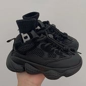 Tenisky Detské 2023 Platforma Šnurovacie Detské Značkové Ležérne Topánky Móda Batoľatá Chlapci alebo Dievčatá Športové Mäkké Podpätky Pevné Trénerky