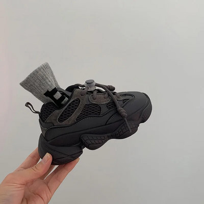 Tenisky Detské 2023 Platforma Šnurovacie Detské Značkové Ležérne Topánky Móda Batoľatá Chlapci alebo Dievčatá Športové Mäkké Podpätky Pevné Trénerky